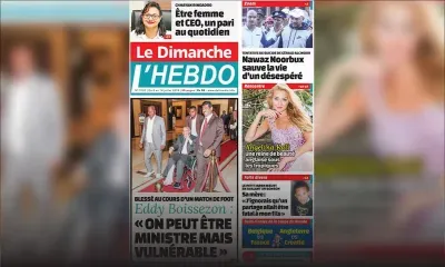 Voici la Une de Le Dimanche / L'Hebdo