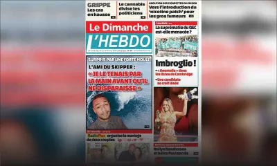 Voici la Une de Le Dimanche / L'Hebdo