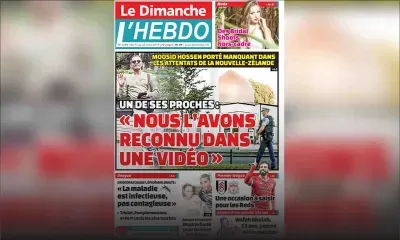 Voici la Une de Le Dimanche / L'Hebdo