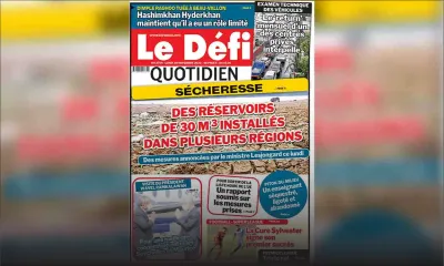 Voici la Une du Défi Quotidien de ce lundi 30 novembre 2020