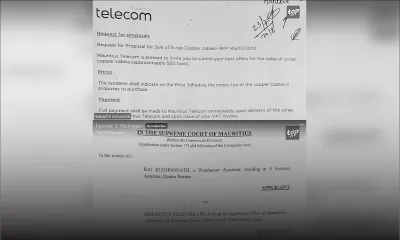 Mauritius Telecom - Vente des câbles en cuivre : de nouvelles révélations attendues
