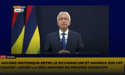 [En direct] Accord historique entre le Royaume-Uni et Maurice sur les Chagos : suivez la déclaration de Pravind Jugnauth