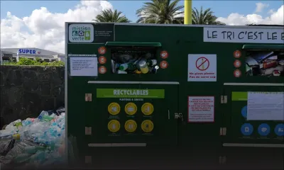 Confinement : près d'une douzaine de poubelles de tri sélectif débordent à travers l'île