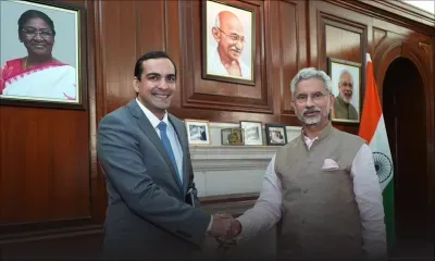 Renforcement des relations Inde-Maurice : Adrien Duval rencontre le ministre indien des Affaires étrangères