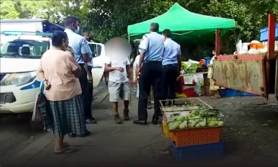 À Pamplemousses : la police confisque les légumes d’un marchand «récalcitrant» 