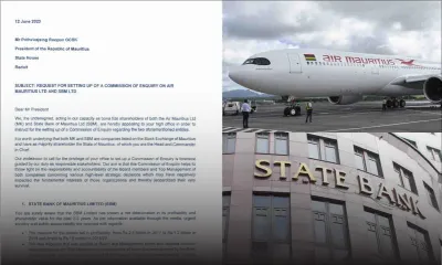L'association des petits actionnaires réclame une commission d’enquête sur Air Mauritius et la SBM