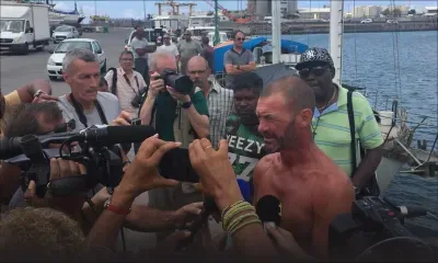 Traversée Maurice-Réunion à la nage : pari réussi pour le Français Lilian Eymeric