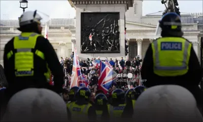Manifestation d'extrême droite à Londres : neuf arrestations après des "violences inacceptables"
