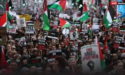 Près de 100 000 personnes ont participé à des manifestations pro-palestiniennes à Londres, Birmingham, Cardiff, Belfast et Salford