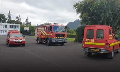 Au collège Lorette de St-Pierre : une salle de classe en proie aux flammes