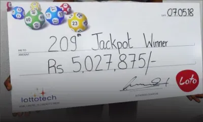Loto : un maçon remporte le jackpot Rs 5 millions