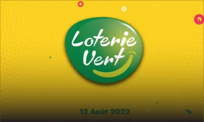 Loterie Vert : tirage de ce vendredi 12 Août 2022