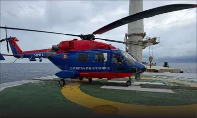 Port-Louis : Deux marins blessés secourus par le Police Helicopter Squadron 