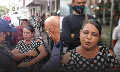 Une femme tient tête à la police : «Mo pa pou bouze !»