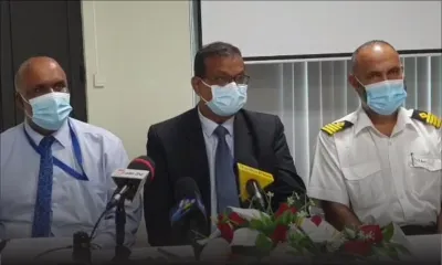 Bateau coincé à Pointe-aux-Sables : le ministre Mudhoo face à la presse