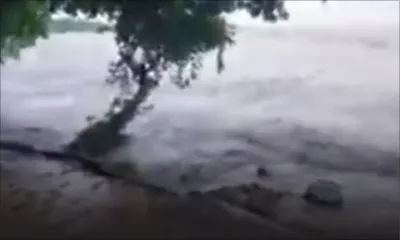 Cyclone Freddy Classe 3 : Grand-Gaube - La mer est houleuse en ce moment