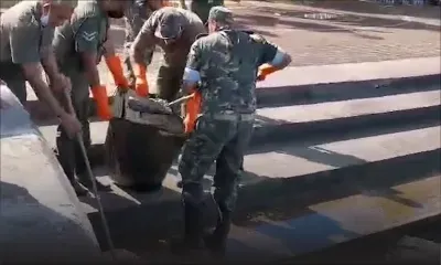 Wakashio : la fuite d’huile atteint le Mahébourg Waterfront
