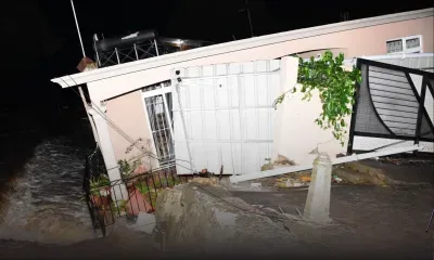 Pluies torrentielles : une maison s'effondre à Tranquebar