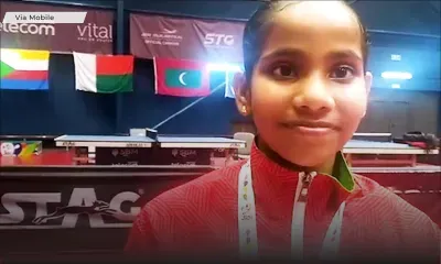 Tennis de table – Trois médailles d’or pour Dheema Fathimath Ali, 11 ans