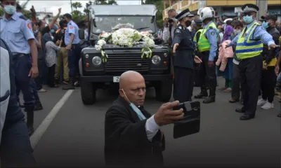 Dernier hommage du leader du Party Malin, Danrajsingh Aubeeluck, à SAJ
