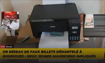 Un réseau de faux billets démantelé à Rodrigues : deux jeunes Mauriciens impliqués
