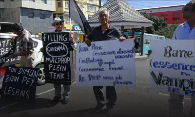 Carburants : nouvelle manif contre la hausse des prix