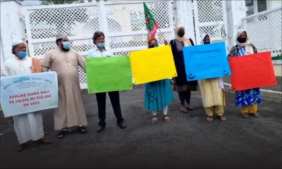 Port-Louis : manifestation de la Young Protection Society
