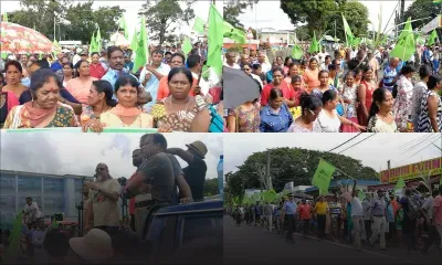 Mobilisation des travailleurs de l’industrie de la canne à Rose-Belle 