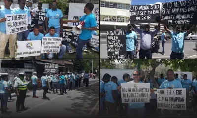 Marche pacifique des policiers à Port-Louis : Ils réclament de meilleures conditions de travail