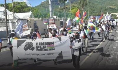 Hippisme - Conflit GRA-MTC : marche de protestation de Linion Pep Morisien à Port-Louis