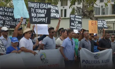 Marche pacifique : les policiers dénoncent leurs conditions de travail 
