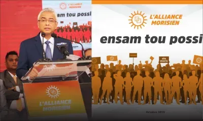 Législatives 2019 : découvrez l'intégralité du manifeste électoral de l'Alliance Morisien 