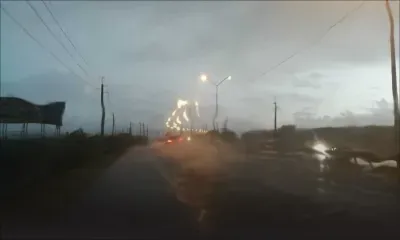Météo : Des fortes pluies déjà au niveau de l’autoroute à Mapou