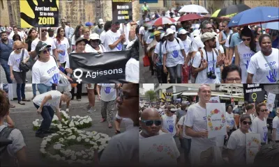 [En images] Port-Louis : une marche silencieuse pour dire stop aux violences à l’égard des femmes