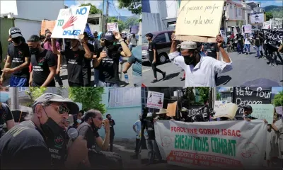 À Plaine Verte : Marche pacifique pour dire ʹnonʹ à la drogue