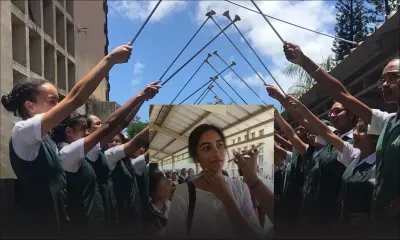 Au QEC : Une haie d’honneur pour Umeira Elyhee, capitaine des majorettes