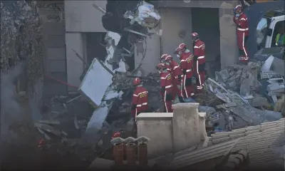 A Marseille, «bataille contre le temps» pour trouver des survivants dans l'immeuble effondré