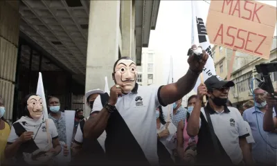 Marche contre le port du masque : les temps forts 