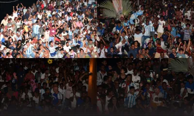 [En images] France v Argentine : ambiance de tonnerre au Port-Louis Waterfront