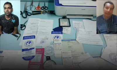 Des faux certificats de fitness saisis dans le Sud : deux suspects arrêtés