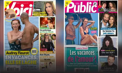 Maurice en Une de deux magazines people