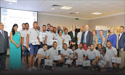 Mauritius Marine Guide Graduation Ceremony