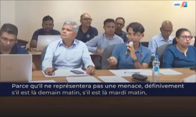 Vidéo de la réunion du NEOC du dimanche 14 janvier : Ram Dhurmea : «Le cyclone ne représente plus une menace»