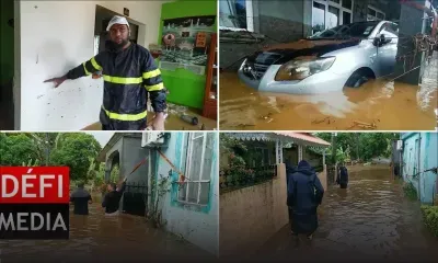 Petit-Bel-Air : les Joomun dans l’eau jusqu'aux reins, une voiture à moitié submergée