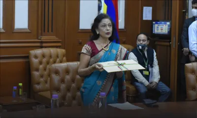 Maya Hanoomanjee accréditée Haut-commissaire de Maurice en Inde