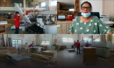 Maya Sewnath, femme d'affaires : les locaux de son entreprise lui servent aussi de maison en confinement 