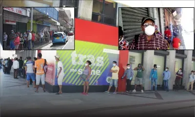 Longue file d’attente devant les principales banques ce lundi : témoignage d'un client 