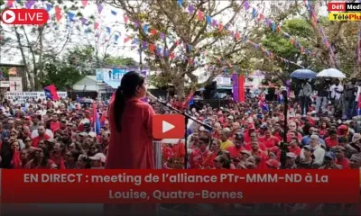 ? EN DIRECT: meeting de l’alliance PTr-MMM-ND à La Louise, Quatre-Bornes 