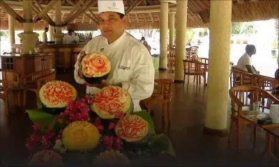 Artiste culinaire : petite démonstration de Nizam Tupsy
