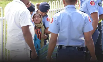 Au Champ-de-Mars :  Une mendiante forcée de quitter les lieux